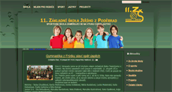 Desktop Screenshot of 11zsfm.cz